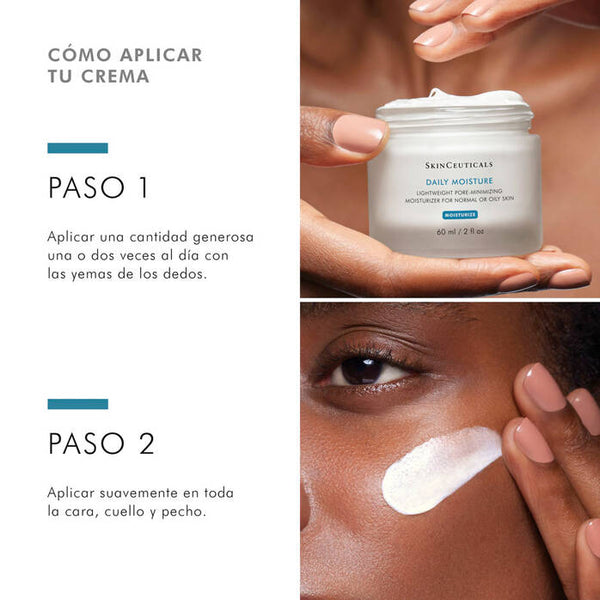 SkinCeuticals DAILY MOISTURE 60ML reduce tus poros con hidratación