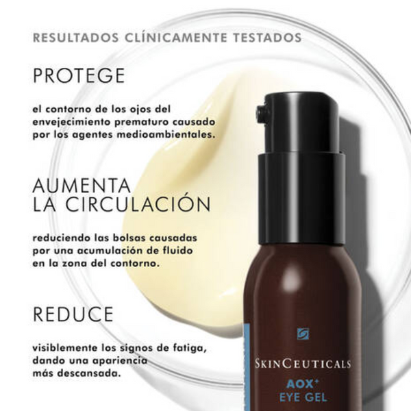 SkinCeuticals AOX + EYE GEL El Sérum que Combate tus Ojeras 15ML